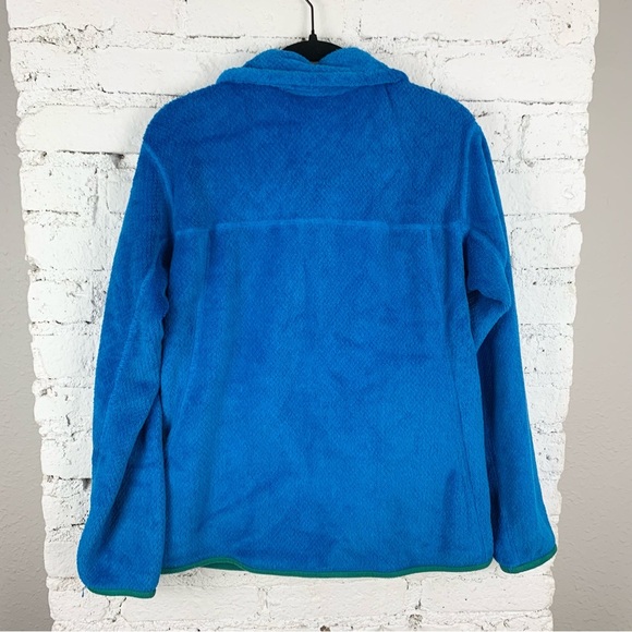 Patagonia Blue Fleece Snap Re-Tool T-Pull Woman’s Medium - Picture 6 of 13